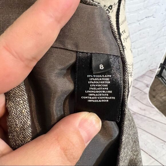 Robert Rodriguez Dress Brown Sleeveless V Neck Floral Details A-Line Pockets 8 - Picture 9 of 11